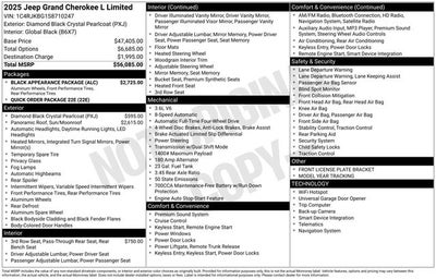 2025 Jeep Grand Cherokee L Limited