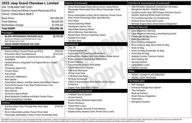 2025 Jeep Grand Cherokee L Limited