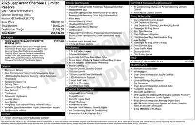 2026 Jeep Grand Cherokee L Limited