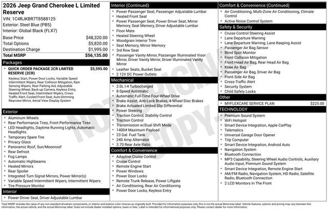 2026 Jeep Grand Cherokee L Limited
