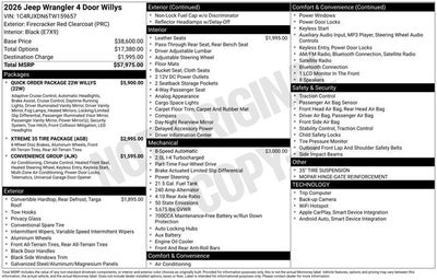 2026 Jeep Wrangler Willys