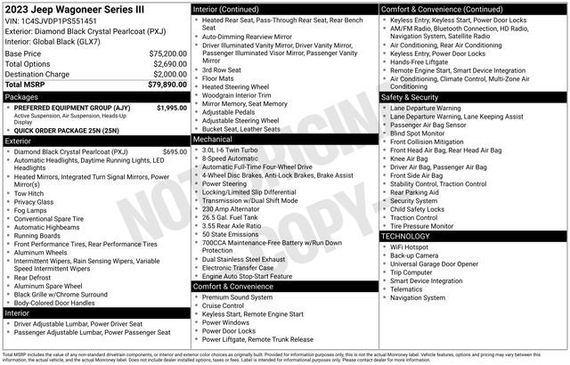 2023 Jeep Wagoneer Series III
