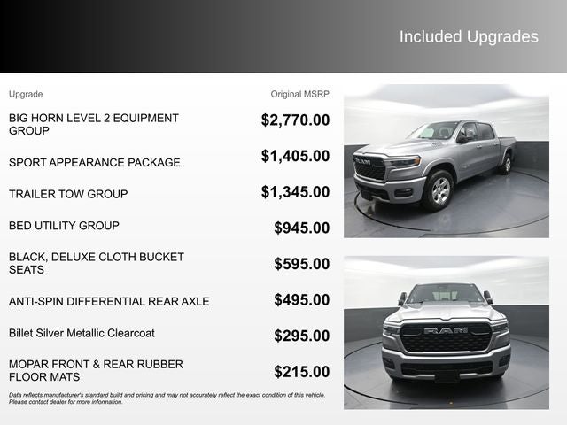 2025 RAM 1500 Big Horn/Lone Star