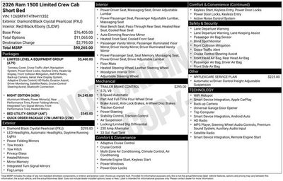 2026 RAM 1500 Limited