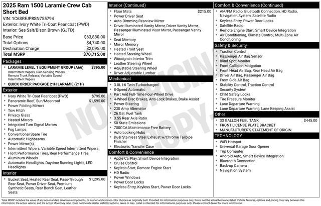 2025 RAM 1500 Laramie