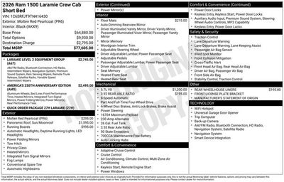 2026 RAM 1500 Laramie