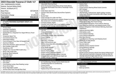 2023 Chevrolet Traverse LT 1LT