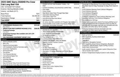 2025 GMC Sierra 3500HD Pro