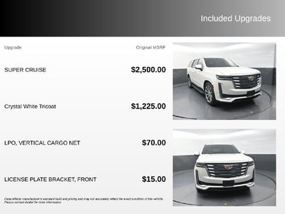 2021 Cadillac Escalade Premium Luxury Platinum