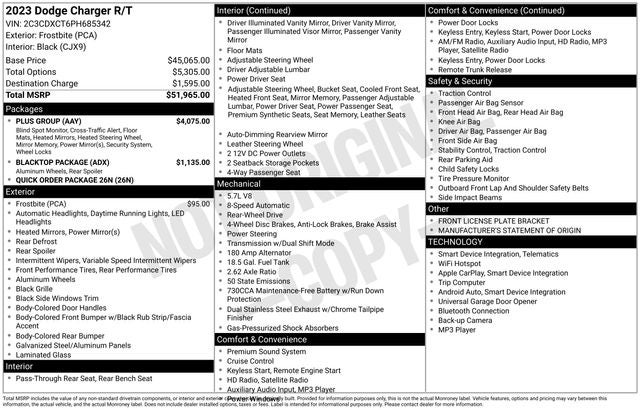 2023 Dodge Charger R/T