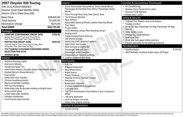2007 Chrysler 300 Touring