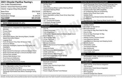 2021 Chrysler Pacifica Touring L