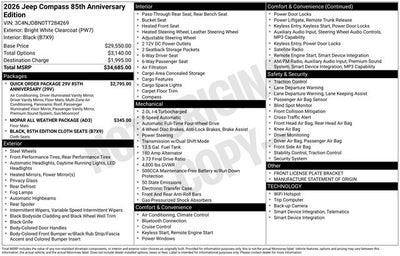 2026 Jeep Compass Base