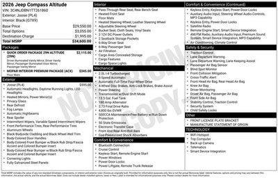 2026 Jeep Compass Latitude