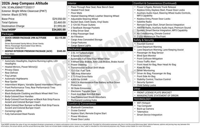 2026 Jeep Compass Latitude
