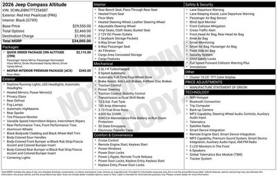 2026 Jeep Compass Latitude