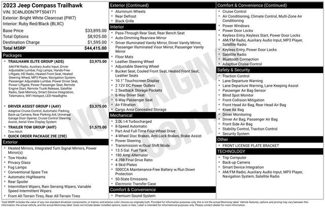 2023 Jeep Compass Trailhawk