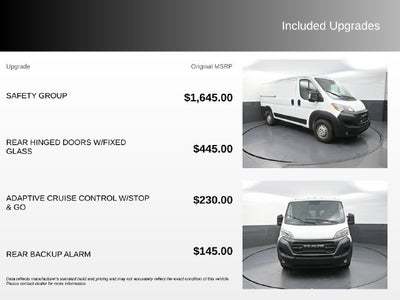2025 RAM ProMaster 1500 Low Roof