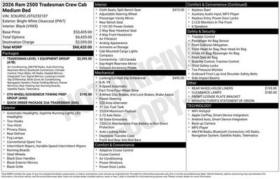 2026 RAM 2500 Tradesman