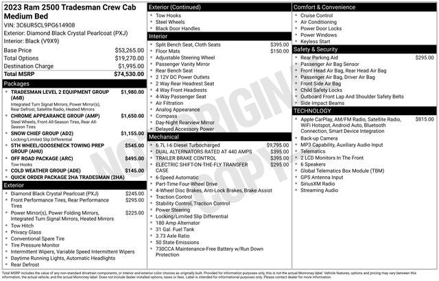 2023 RAM 2500 Tradesman