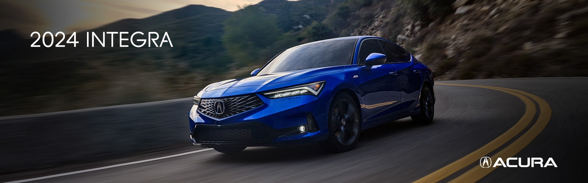 Blue 2024 Acura Integra